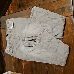 Forever 21 Mens 32x32 Grey Stretch Slim Jeans Light Gray